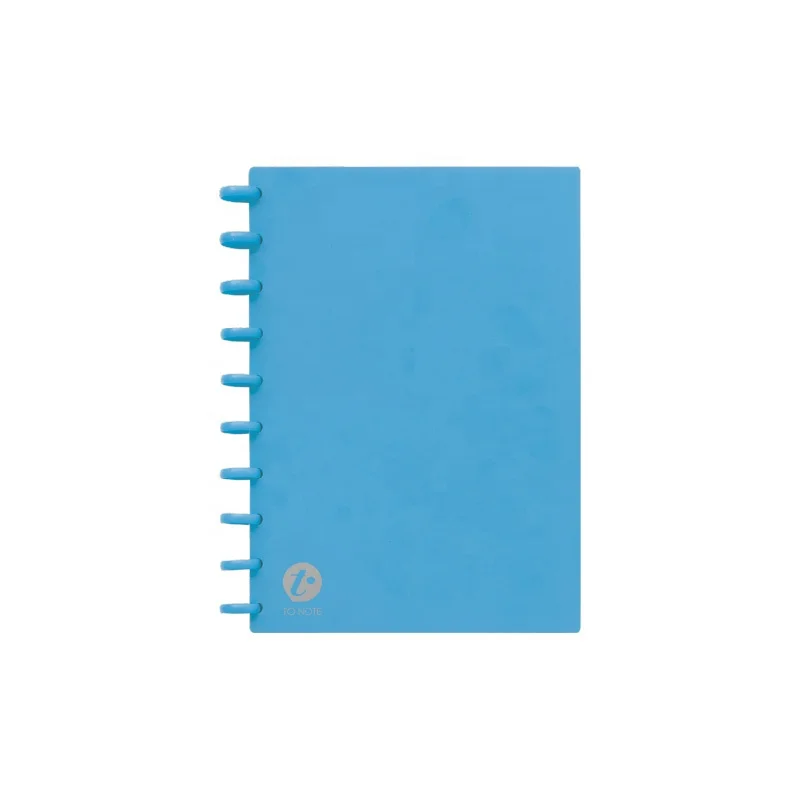 Pre-punched Mushroom Hole PVC Notebook Planner Cover DIY Notebook