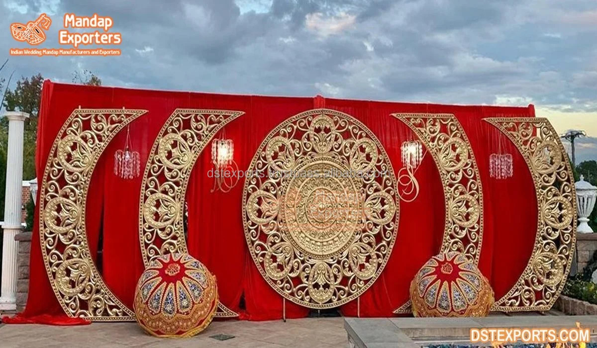 Tamilian Wedding Decor Backdrop Frames Traditional Southern Wedding Decoration Frames Amazing Half Arch Style Backdrop Frames