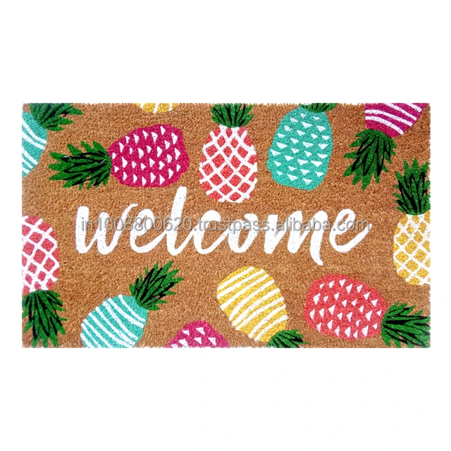 NATURAL COIR PVC PRINTED