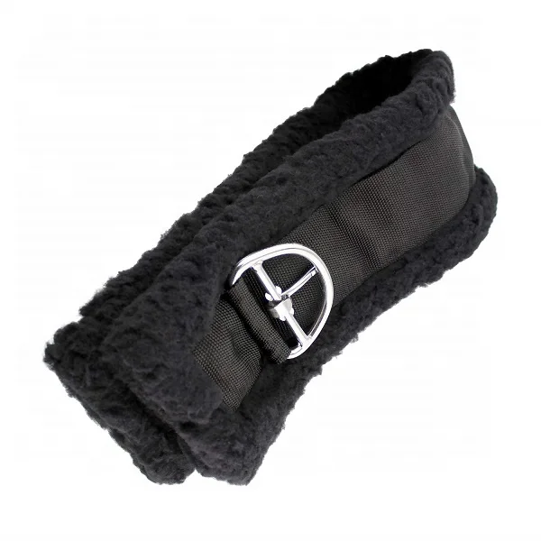 Equestrian Quality Western crescent girth particularly suitable for large bodied horse Softly padded stainless steel buckles