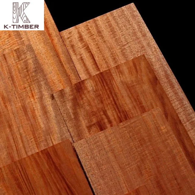 Acajou D African Pressure Lumber Africa Wood Hardwood Flooring Block Board Wooden Solid Hardwood Lumber Wood For Construction
