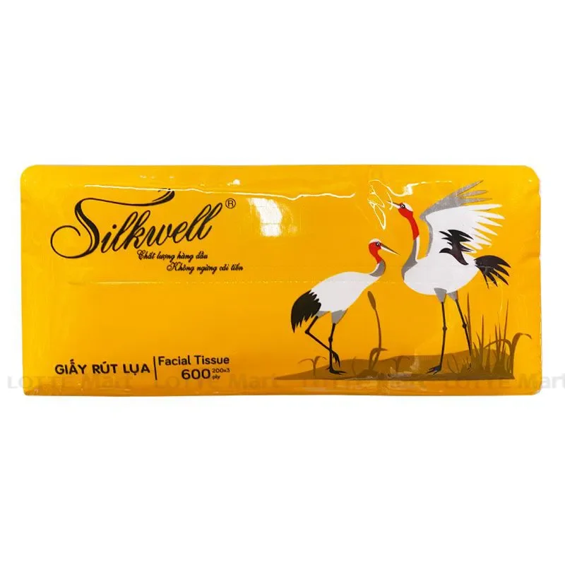 Silkwell Crane Retractable Paper 200 Sheets 3 Layers, paper napkins
