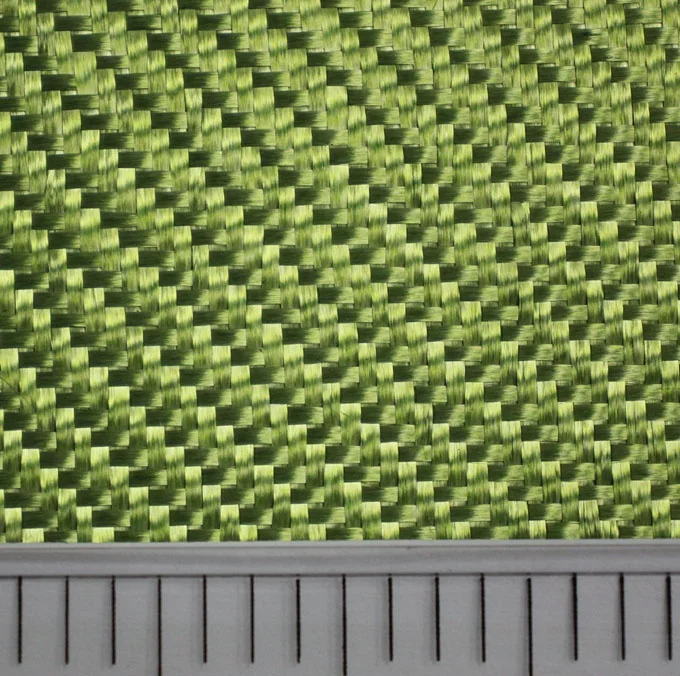 reflective green  fiberglass woven fabric twill
