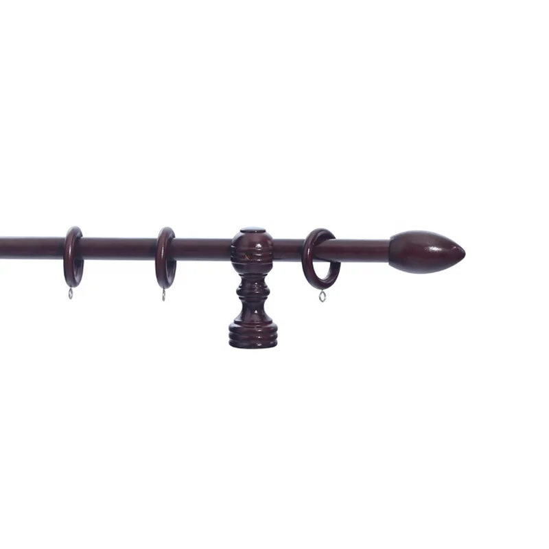 Spring Tension double curtain poles curtain rods in Dubai and New designs curtain metal rod