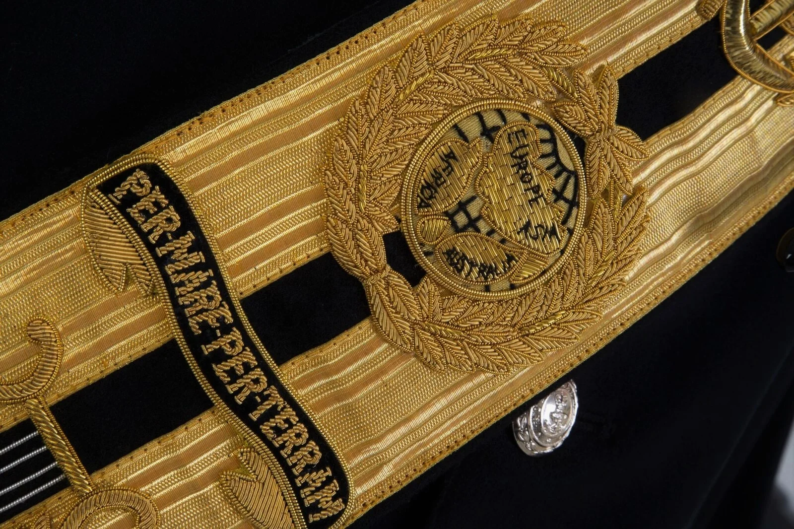 High Quality Hand Made Customized Drum Majors Dress Sashes With Customized Hand Made Embroidery