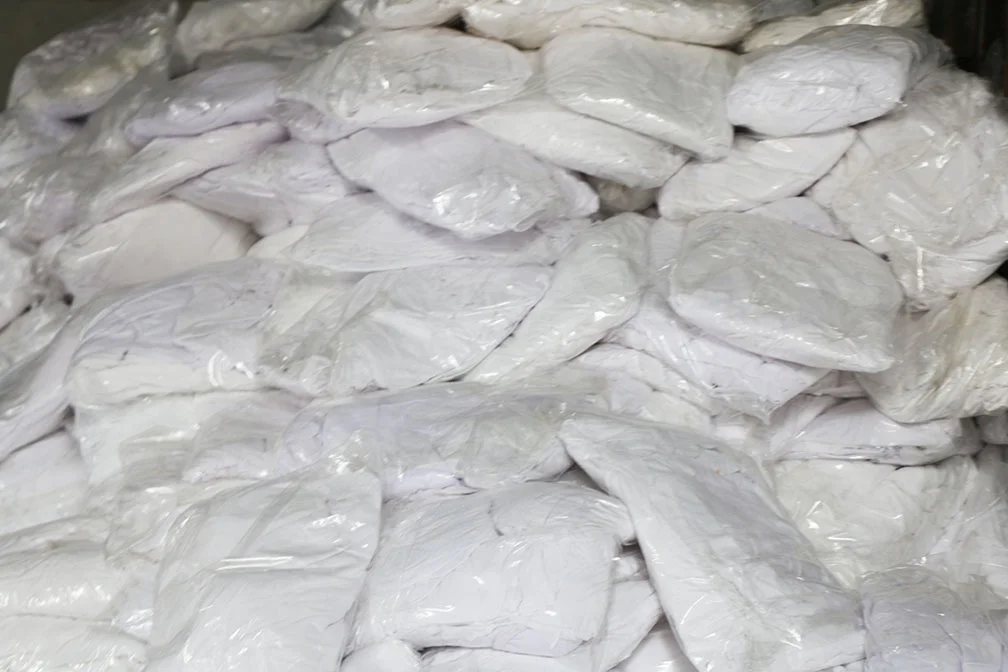 Смешанные трикотажные ткани категории А, белые тряпки для чистки и протирания из Бангладеш, промышленные тряпки для протирания