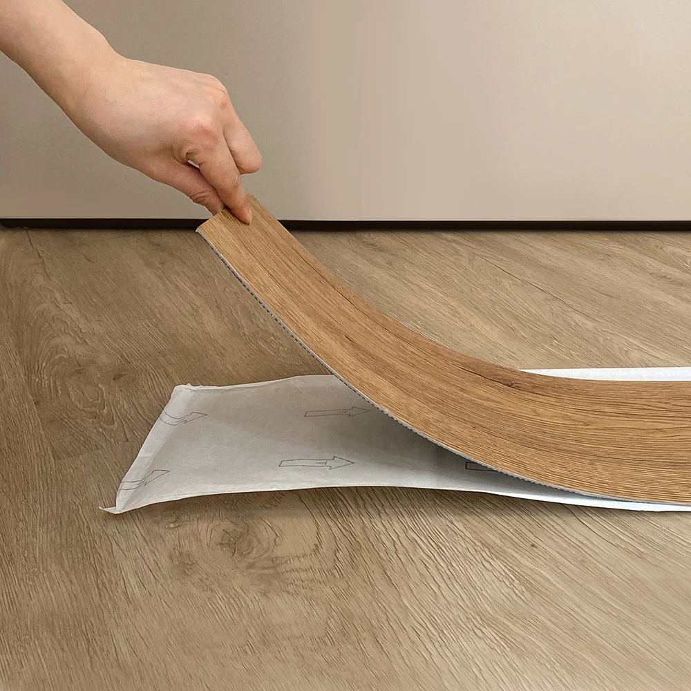 Cheap Waterproof grain lvt flooring vinyl flooring tile Self Adhesive PVC Vinyl Flooring for Decoration