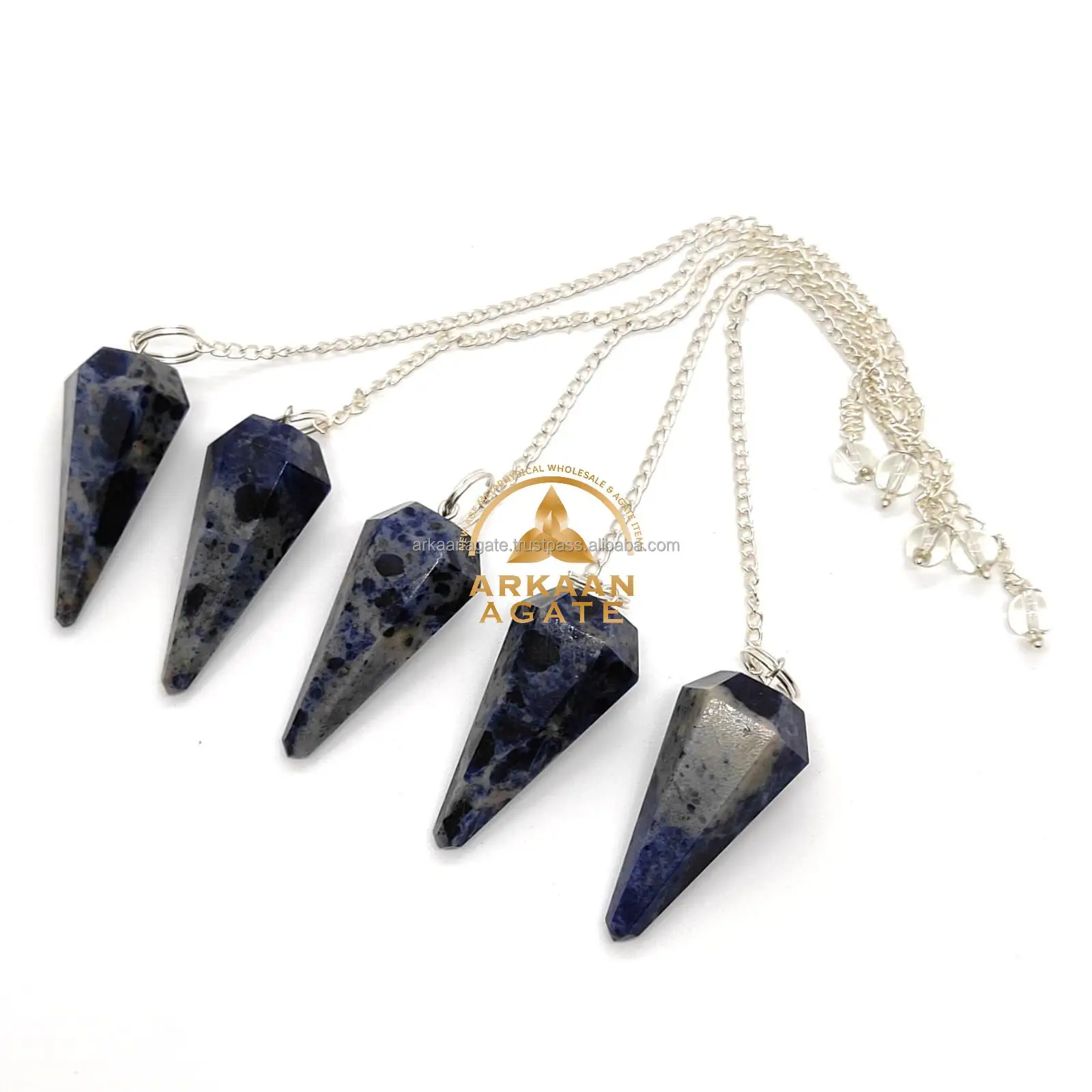 Wholesale Clear Quartz Pendulum Dowsing hand made sunshine chakra crystals healing for sale