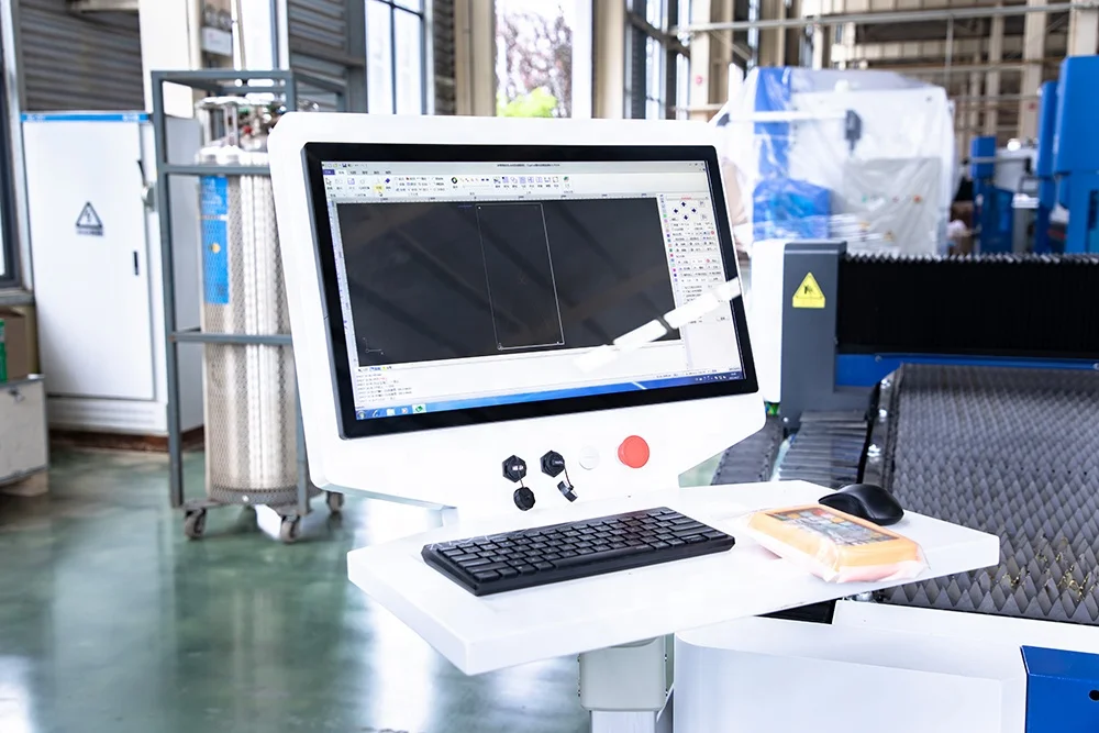 ADH IPG 1500w 3000W Fixed Table Fiber Laser Cutting Machine with Raytools Head Raycus optional