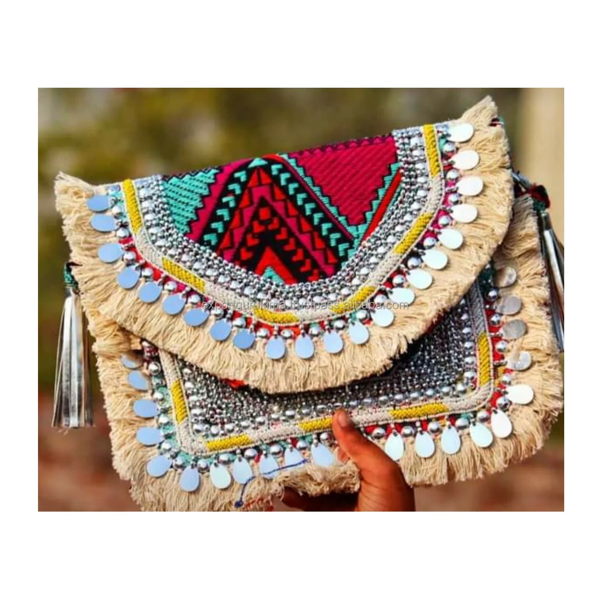 Direct factory transfer Wedding Clutch bag wholesale Ladies Clutch Bag Indian Handcrafted Evening Bag Handbag Guru Kirpa Export