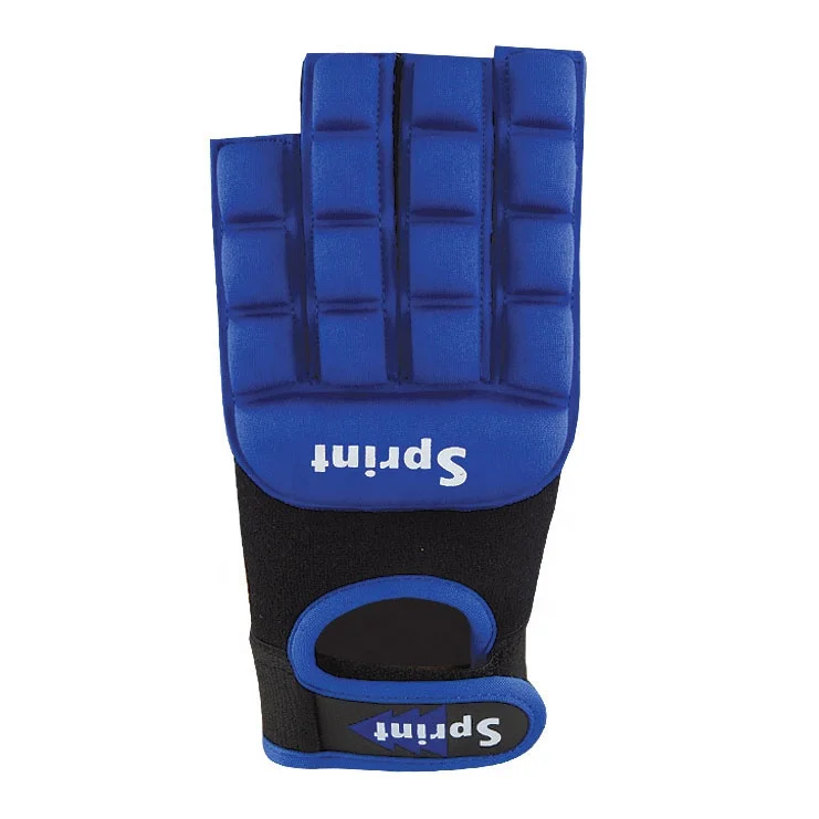 Field Hockey Gloves Half Finger Left Hand Indoor Padded Field Hockey Gloves For Girls