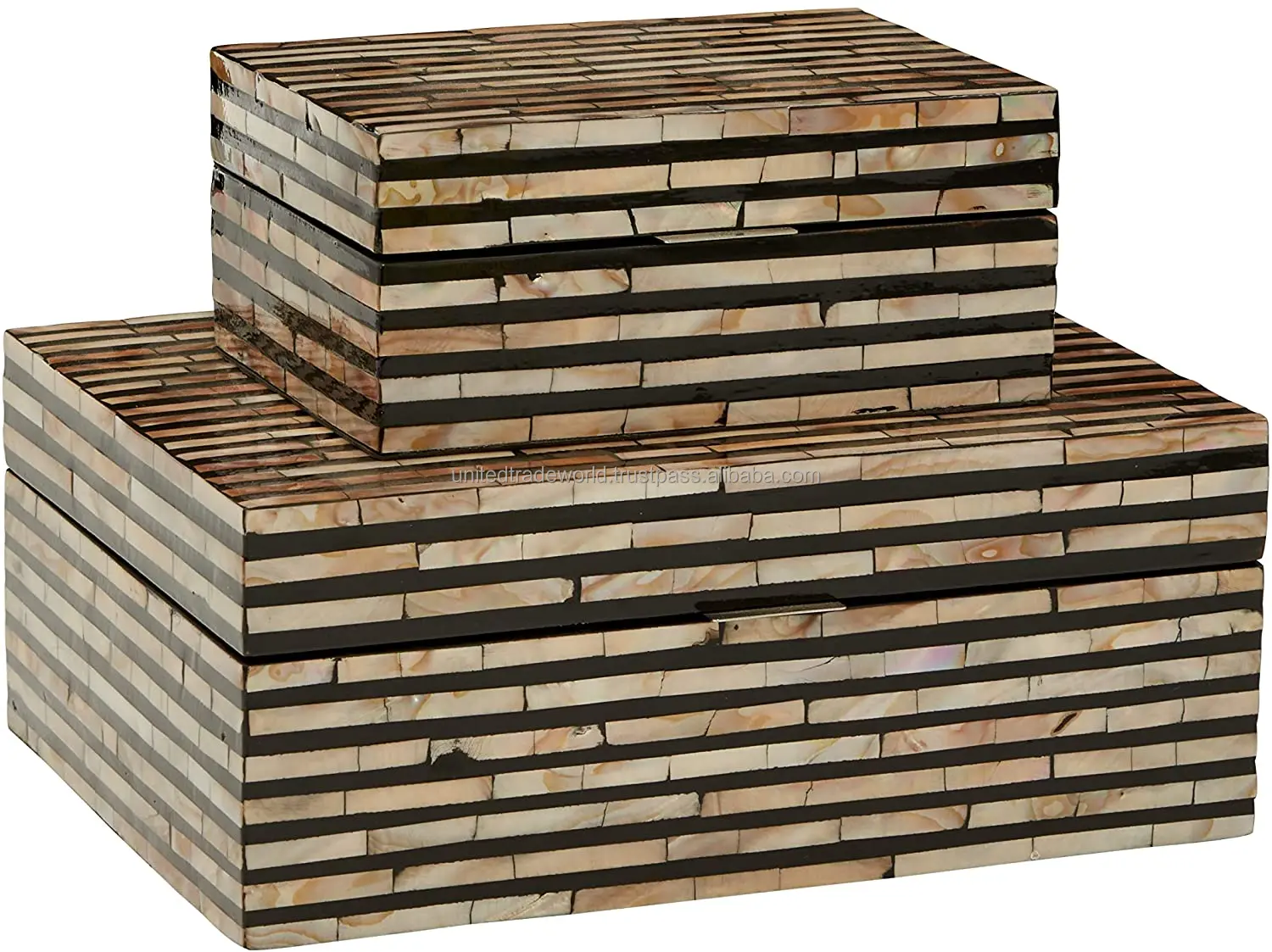 Best Mother Of Pearl Inlay Box Shell Inlay Jewelry Storage Boxes At Very Cheap Price By United trade world