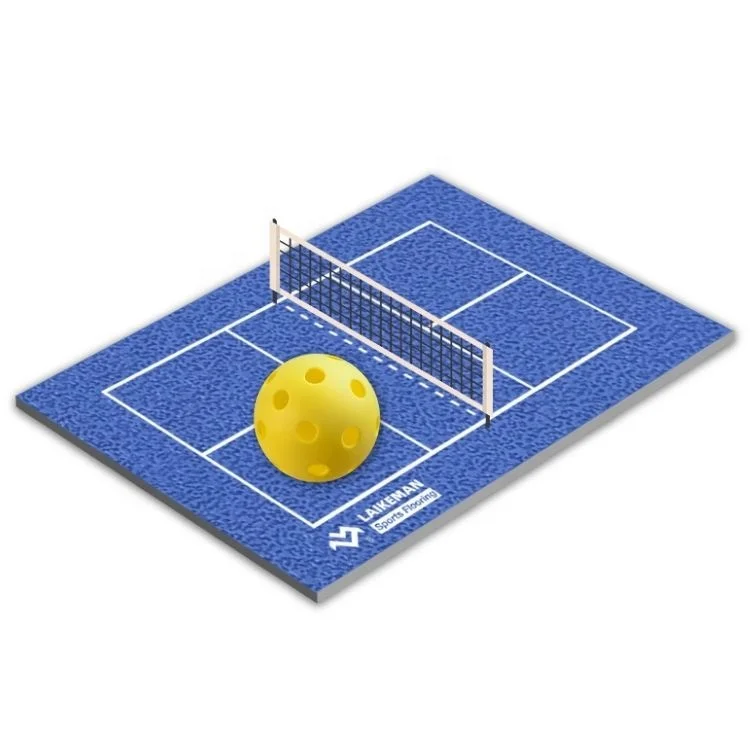 2024 Factory sale vinyl pickleball court mat PVC flooring multi sport indoor outdoor Carpet for gyms