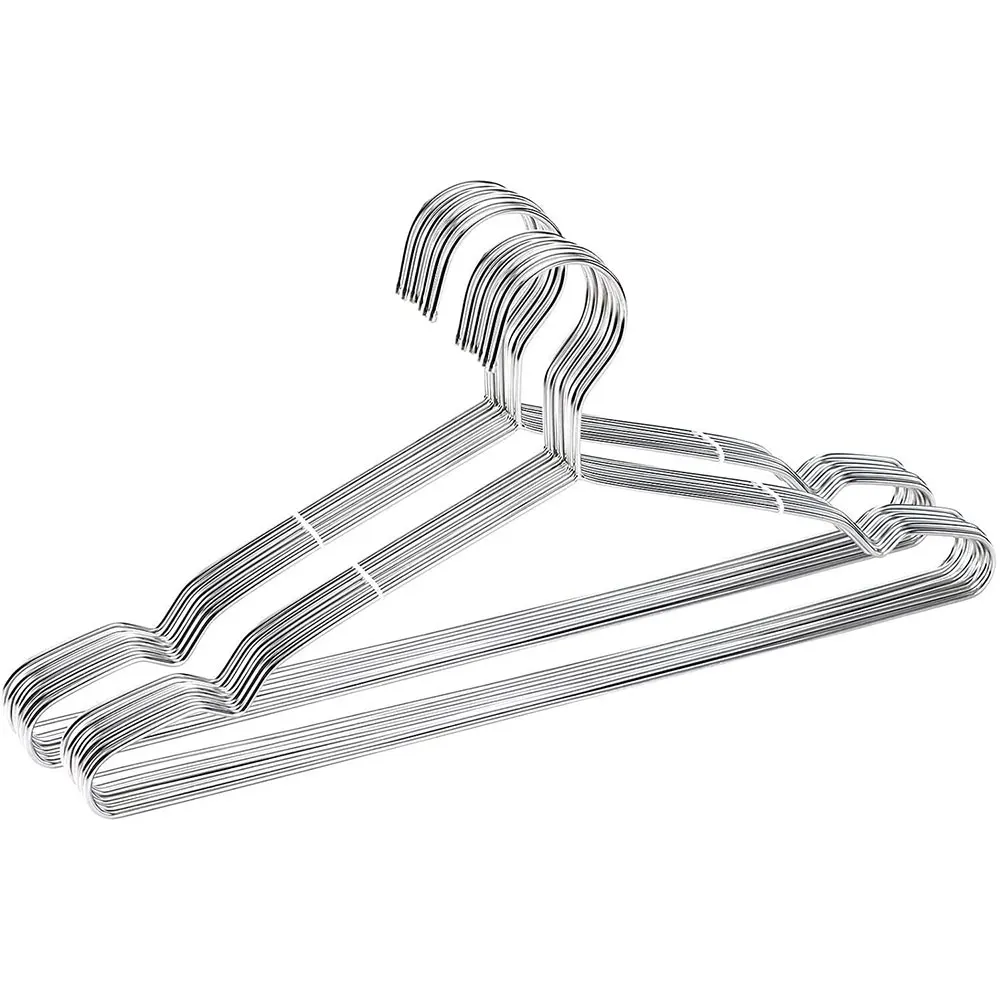 Non Slip Metal Rust-Resistant Hanger for Shirts,Trousers,Jeans