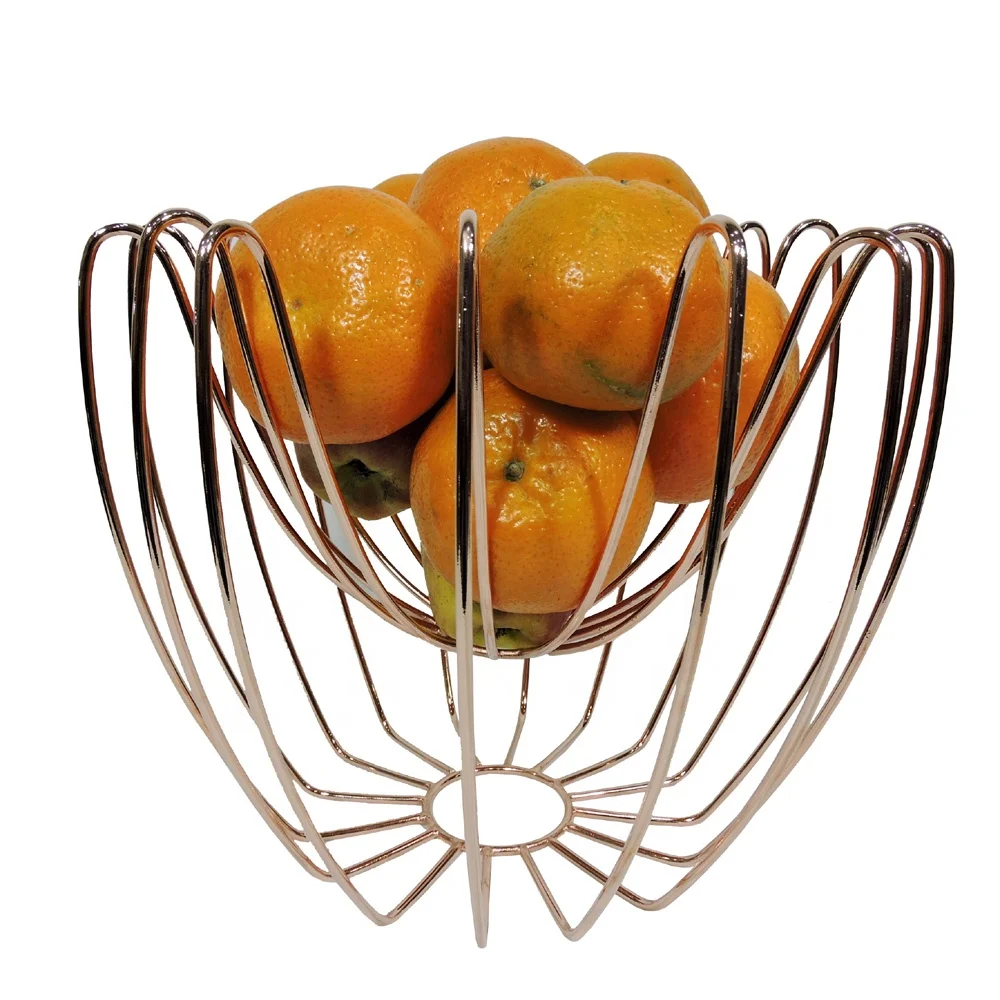 Metal Wire Basket Modern Design Innovative Fruit and Vegetable basket household use decorative basket