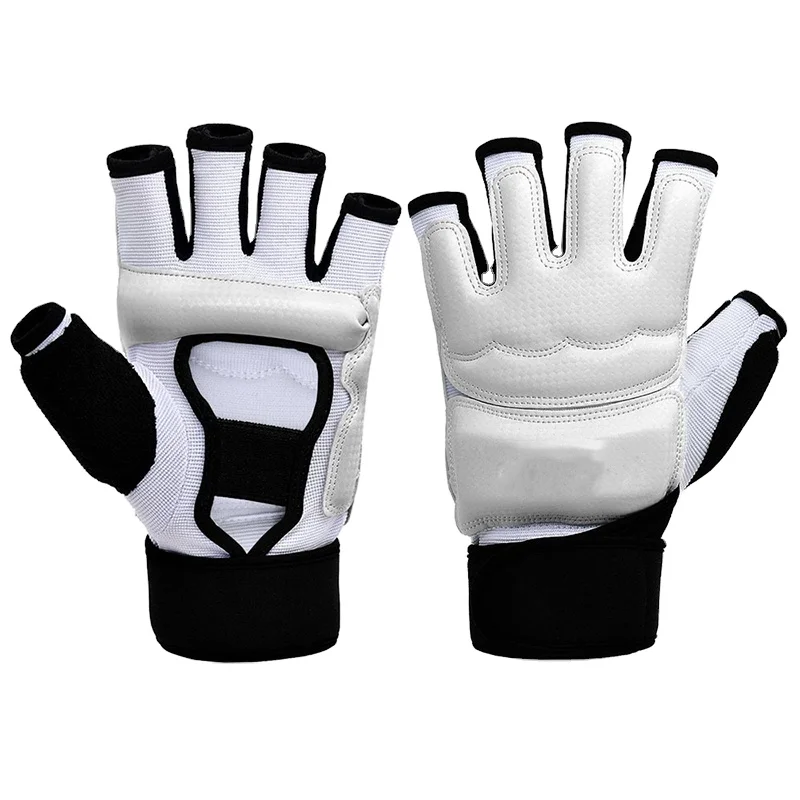 Taekwondo martial arts protection PU latex or leather taekwondo gloves of Fitness with fighting equipment