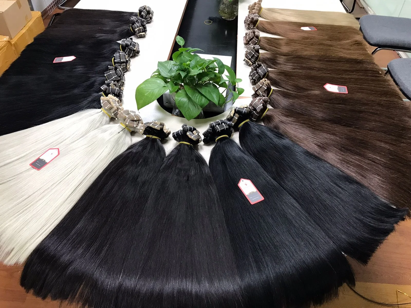 100% вьетнамские высококачественные человеческие волосы HAIIR всех цветов от 15-80 см