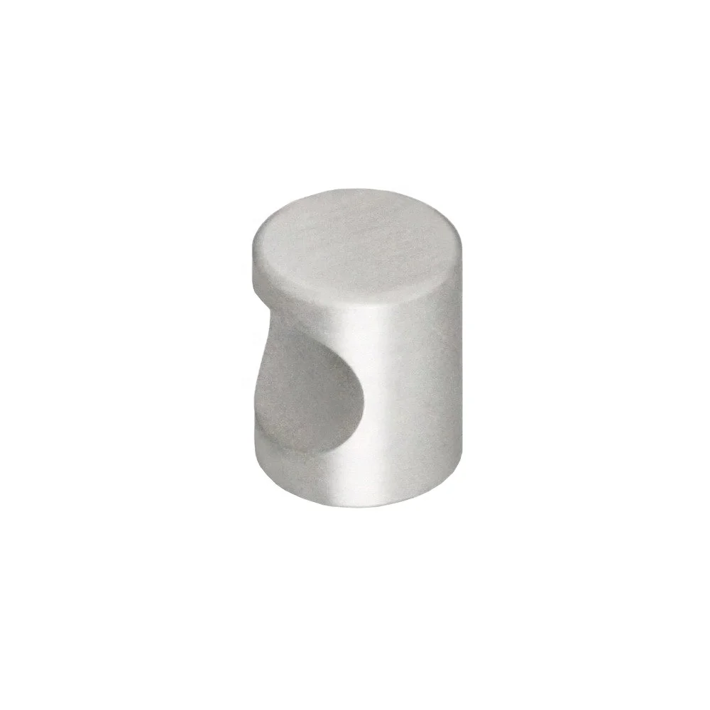 Furniture Cabinet Drawer Flat Aluminum Knob