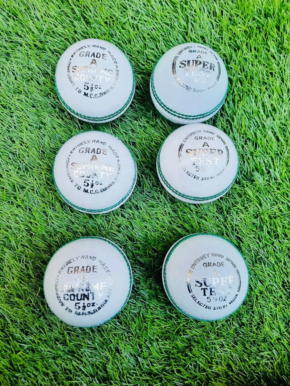 Пакистанский мяч для крикета Alum полностью ручной работы | Мужчины 156GM женщины 142gm Youth 135gm