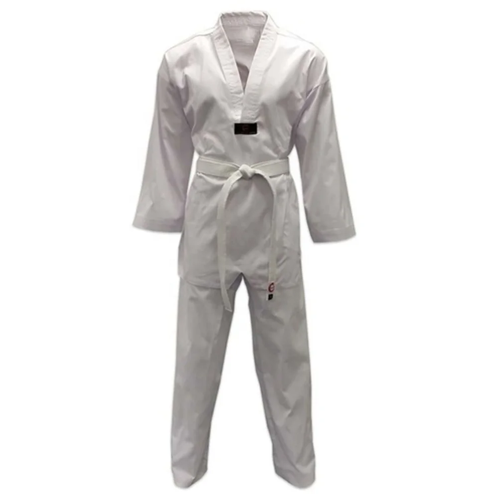  Униформа для тхэквондо из дышащего хлопка базовая униформа взрослых карате добока мужчин и женщин детей