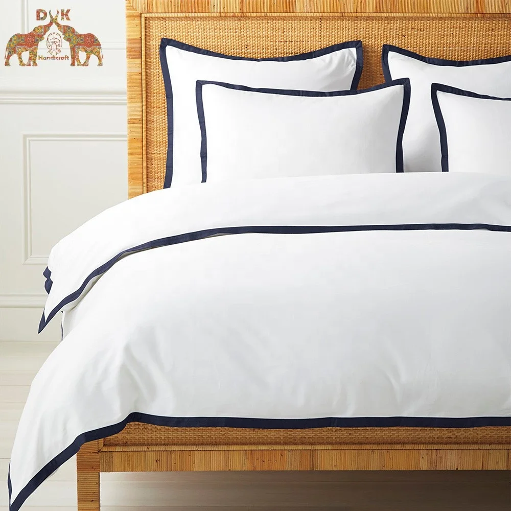 Однотонные белые hotel постельное белье чистый постельное белье Лидер продаж пуховое одеяло набор