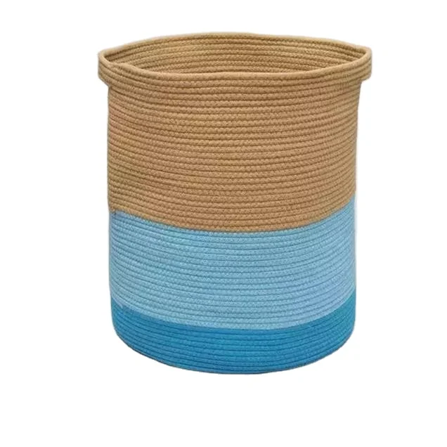 
 Тканевый хлопковый держатель для джутовых растений, горшок для растений и комнатные горшки для растений, ваза, плантатор, цветочная корзина, искусственный цветок, напольная Ванна  