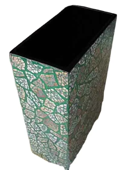 
Rectangular lacquer vase with egg-cell finishing, homemade products of Vietnam: home-decor, tableware, kitchenware, houseware 