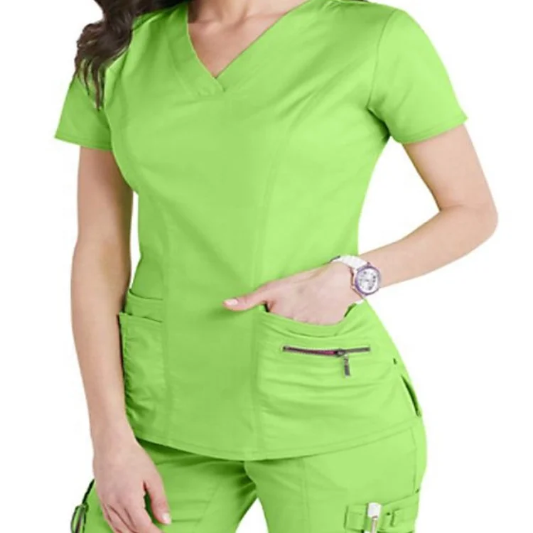 stylish hospital uniform custom nurse color hospital dress Scrub Uniform Sets Cherokee for women and men high quality