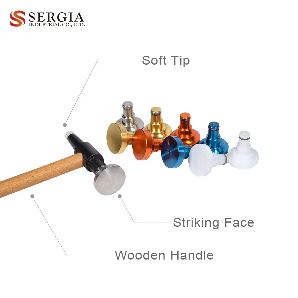 Taiwan 11pc Mini Interchangeable Car Automobile Auto Body Repair Tool Hammer Set