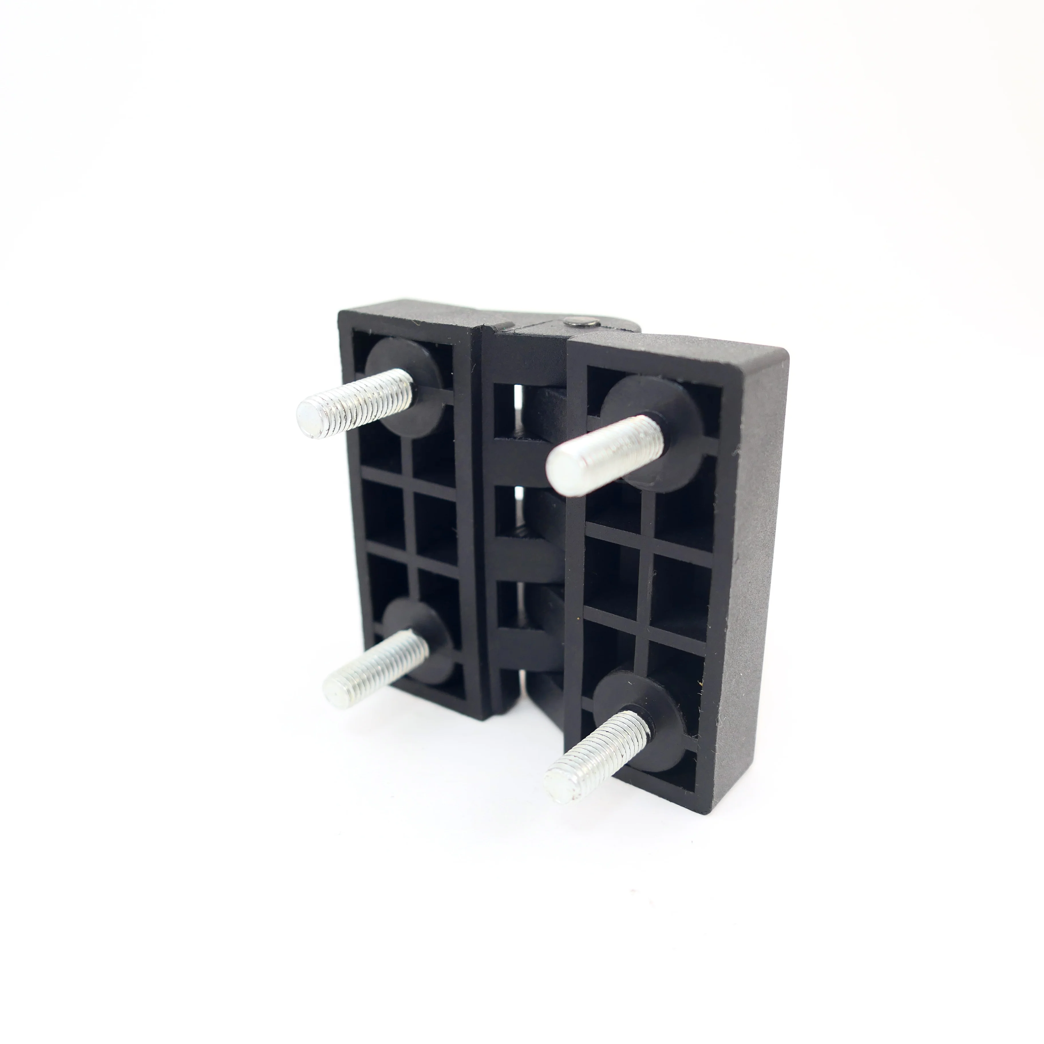 HL-K80 Door Hinges Cabinet Non Detachable Black Reinforced Nylon Polyamide Butt Gf 180 degree Plastic Hinge