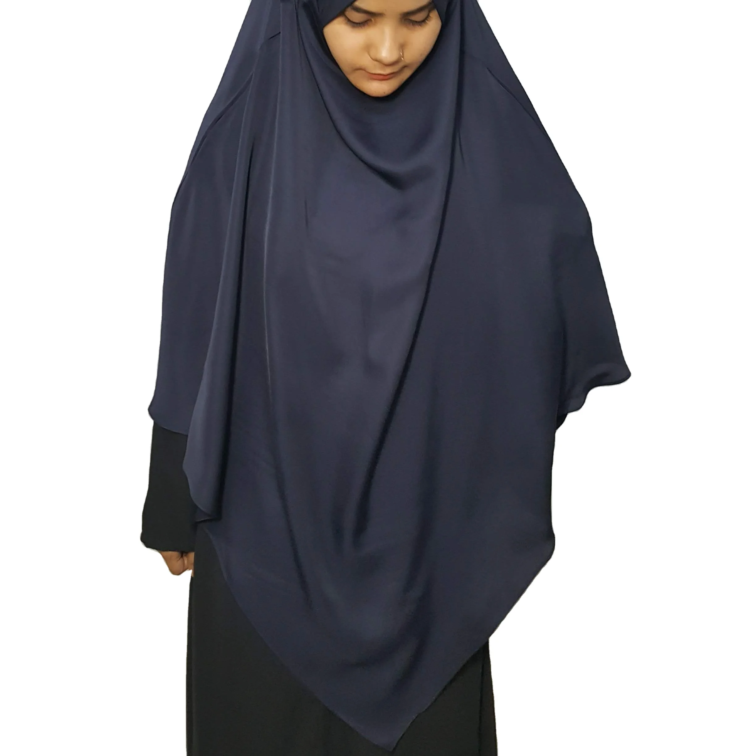 Diamond single layer khimar new 2023 in stock items nida fabric buy diamond khimar single layer free size polyester fabric islam