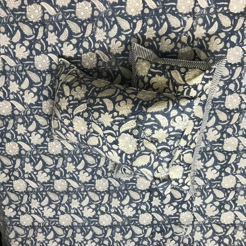 Indian Design Cotton Bedsheet With 2 Pillow Covers  Hand Block Printed Bedsheet For Home Decor