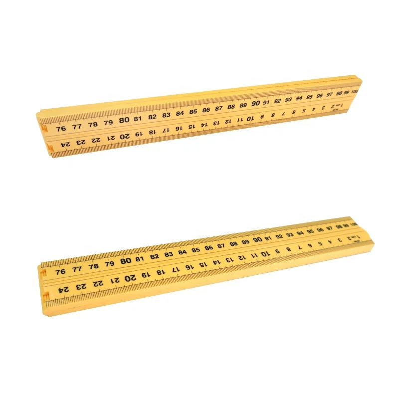 Folding Meter Stick, Meter Stick, Meter in Inches, Centimeters, Millimeters and Meters, Fold-able Ruler, Measurement,, 1 Meter