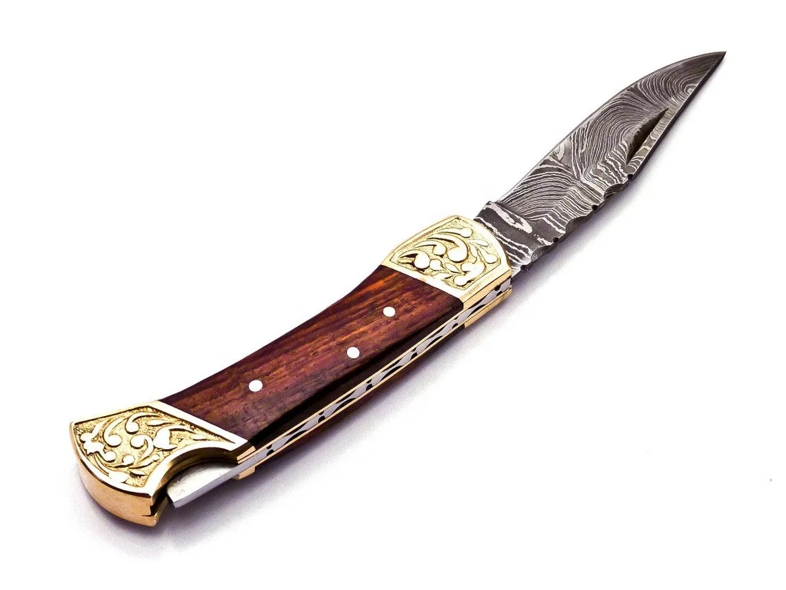 Складной нож из дамасской стали карманный повседневные ножи для переноски