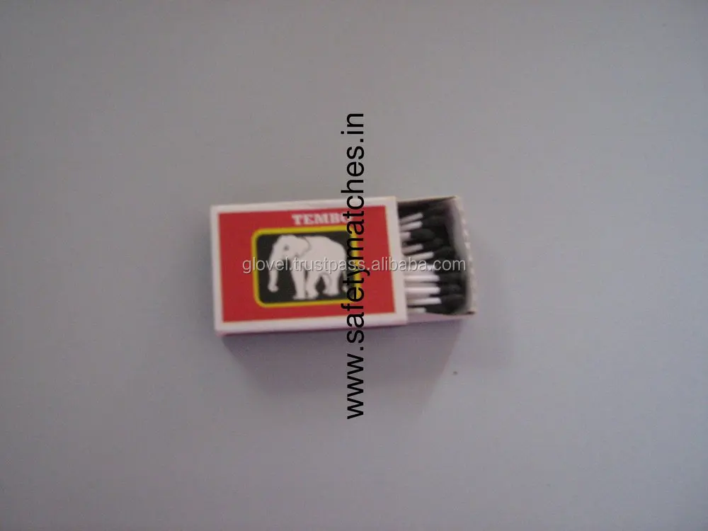 Custom safety wax matches beautiful design 40 x 33 x 12 mm Size match sticks boxes at low market price