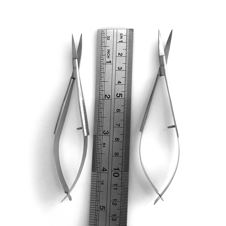 Пружинные ножницы для кутикулы маникюра Прямые острые лезвия из нержавеющей стали и