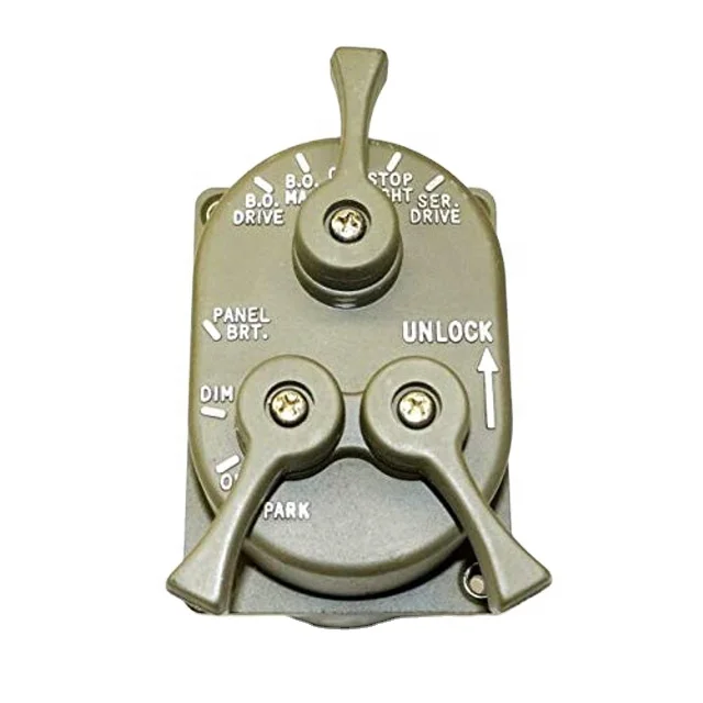 M35A2 M809 M939 3 Lever Light Control Switch NATO       HMMWV humvee Head Light MS51113 - 1 2.5 TON 7368702