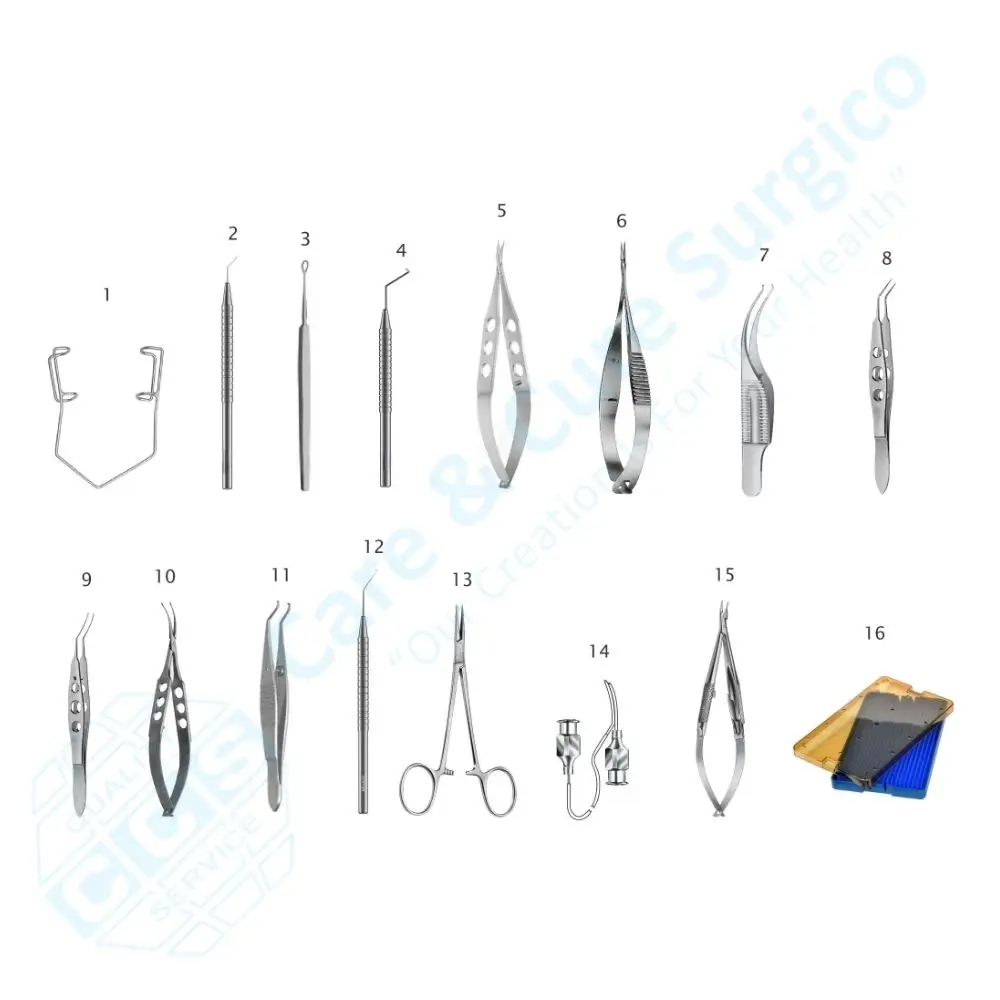 Hot-selling Ophthalmic Surgery Equipment Cataract Surgery Set Wholesale Ophthalmic Instruments