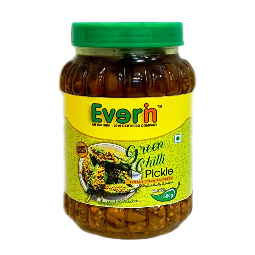 
GREEN CHILLI PICKLE 500g 