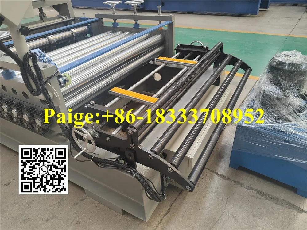 0.3-1mm, 2mm 3mm high efficiency steel coils cross slitting line / cutting to length slitter machine