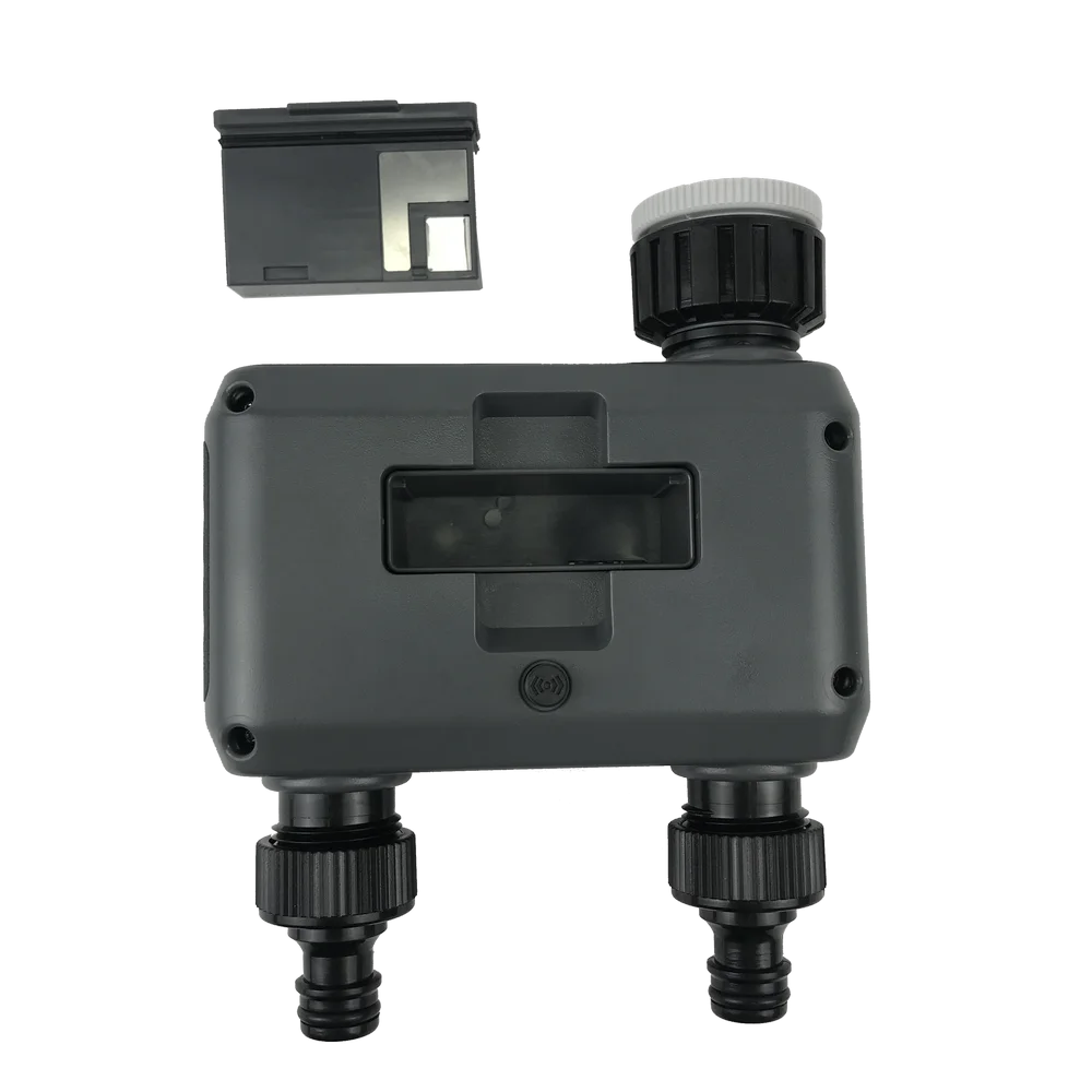 Smart 2 Outlets Garden Water Timer Device Multiple Mode Regular Watering Schedule with Computer Timer Multiple Mode Settings