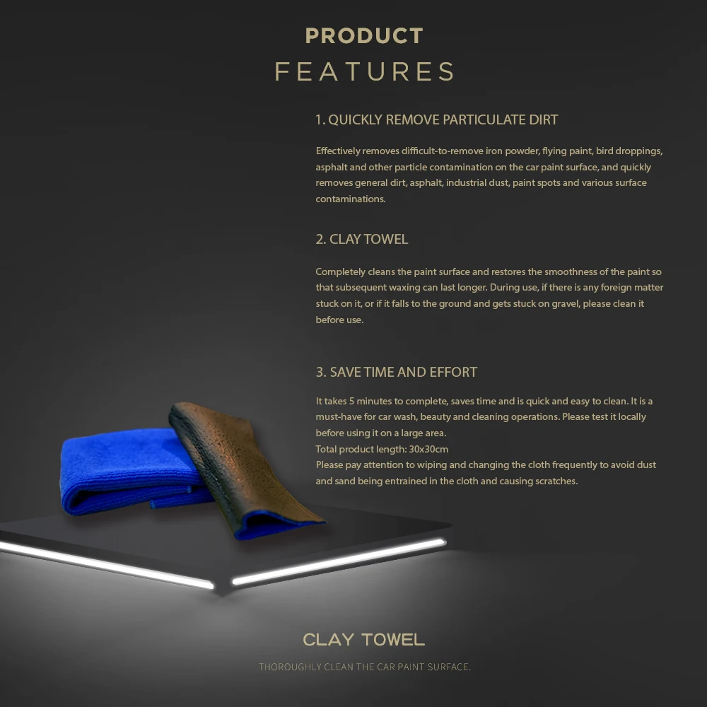 Detailing Magic Clay Towel Car Detailing Kit Car Detailing Supply Car Cleaning Tool