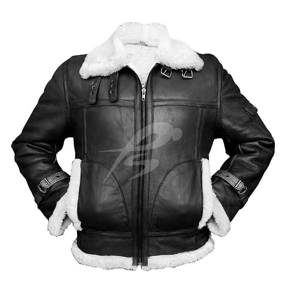 Mens Casual Leather Jacket - Real Genuine Soft Touch Lambskin Biker Motorcycle Style Leather Coat - Texpeed