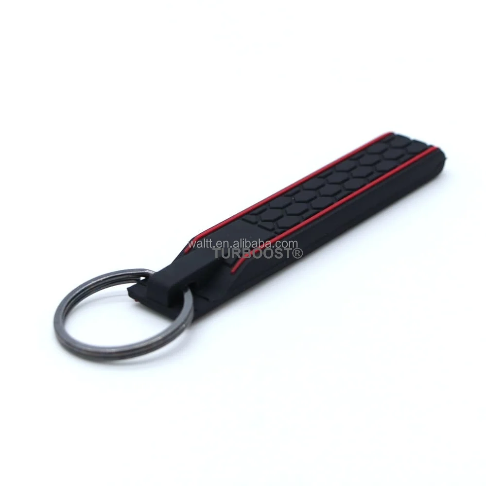 High Quality TURBO LOGO Silicon Keychain Car Fans Gifts
