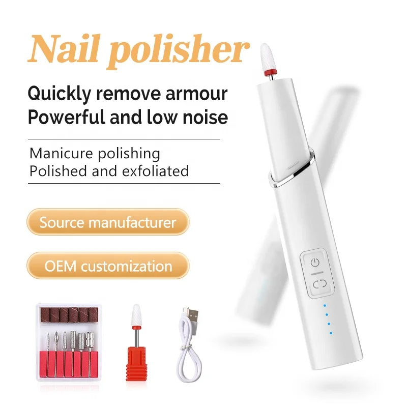 Best Quality Drill Bit Nail Mani cur New Rechargeable Wireless USB File High Quality Heavy Duty Micro motor