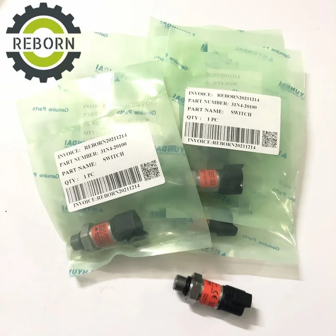 REBORNPART SWITCH PRESSURE 31N4-20100 31N420100 SENSOR FOR HYUNDAI R140LC9S R140W7 R160LC9S R170W7 R200W7 R210LC7