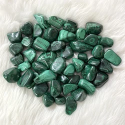 Wholesale Natural Malachite Tumbled Stone Polished Malachite Tumbled Gravel Stone For Healing