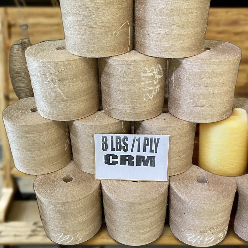 8lbs/ 1plY CRX  Quality JUTE YARN FROM BANGLADESH WHOLESALE