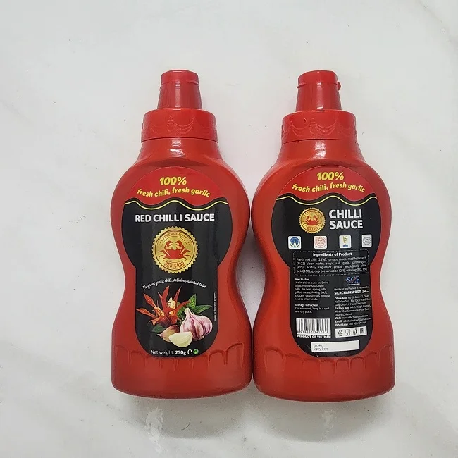 RED CHILI SAUCE 250 G PET BOTTLE EXPORT TO EUR1