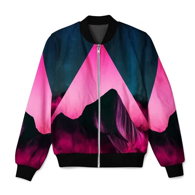 GALACTIC DRAGON SCALE TEAL BOMBER JACKET